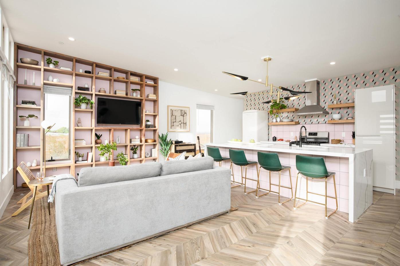 Fully furnished living space in a London short-term rental